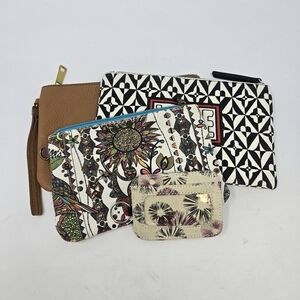WRISTLET TRAVEL POUCH BUNDLE FOSSIL BRIGHTON KAVU SAK ROOTS VACATION ID HOLDER